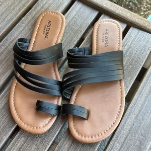 Black Strappy Sandals